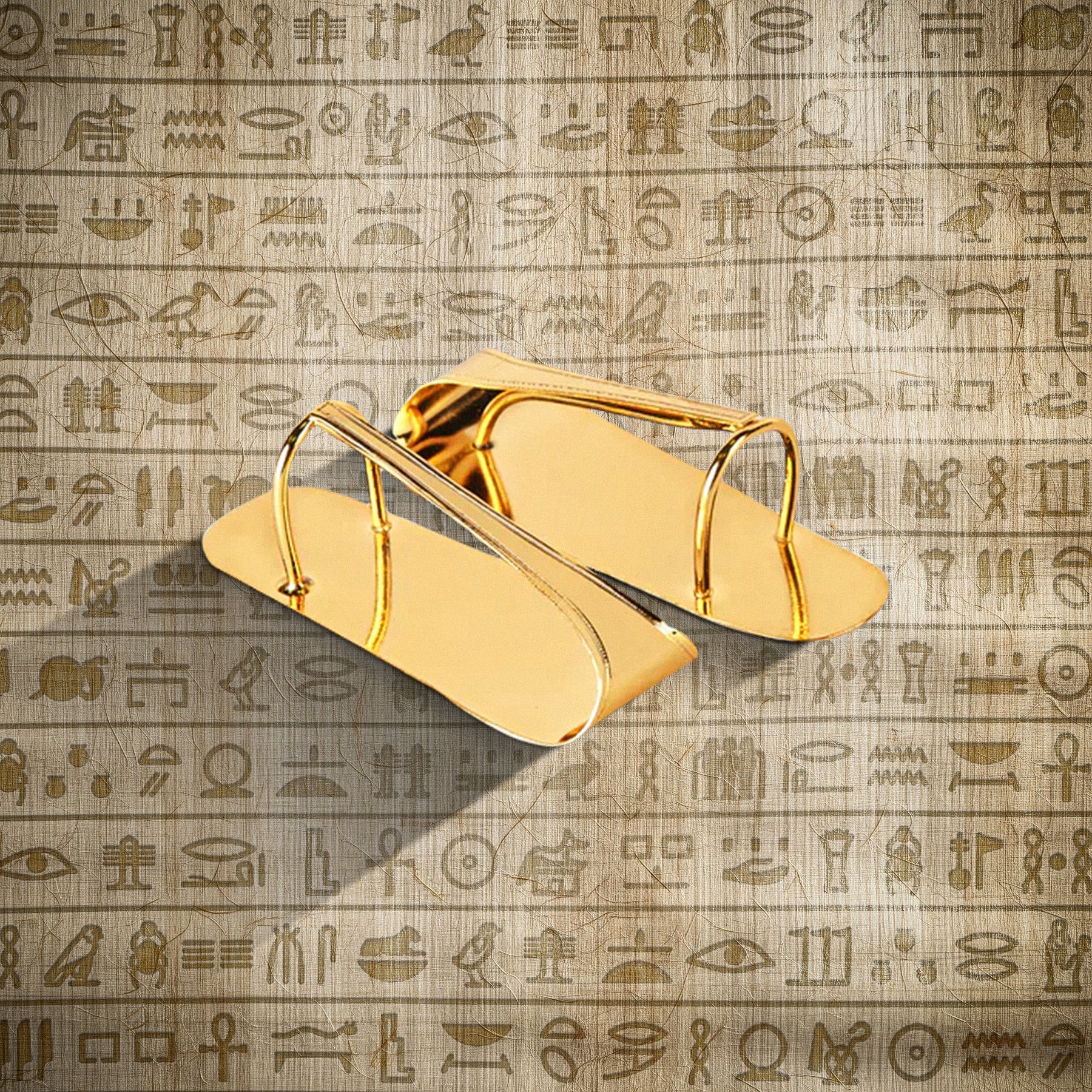 King Tut Golden Sandals