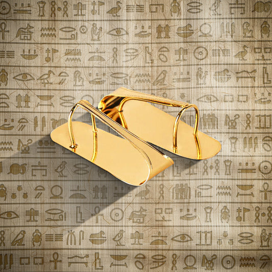 King Tut Golden Sandals