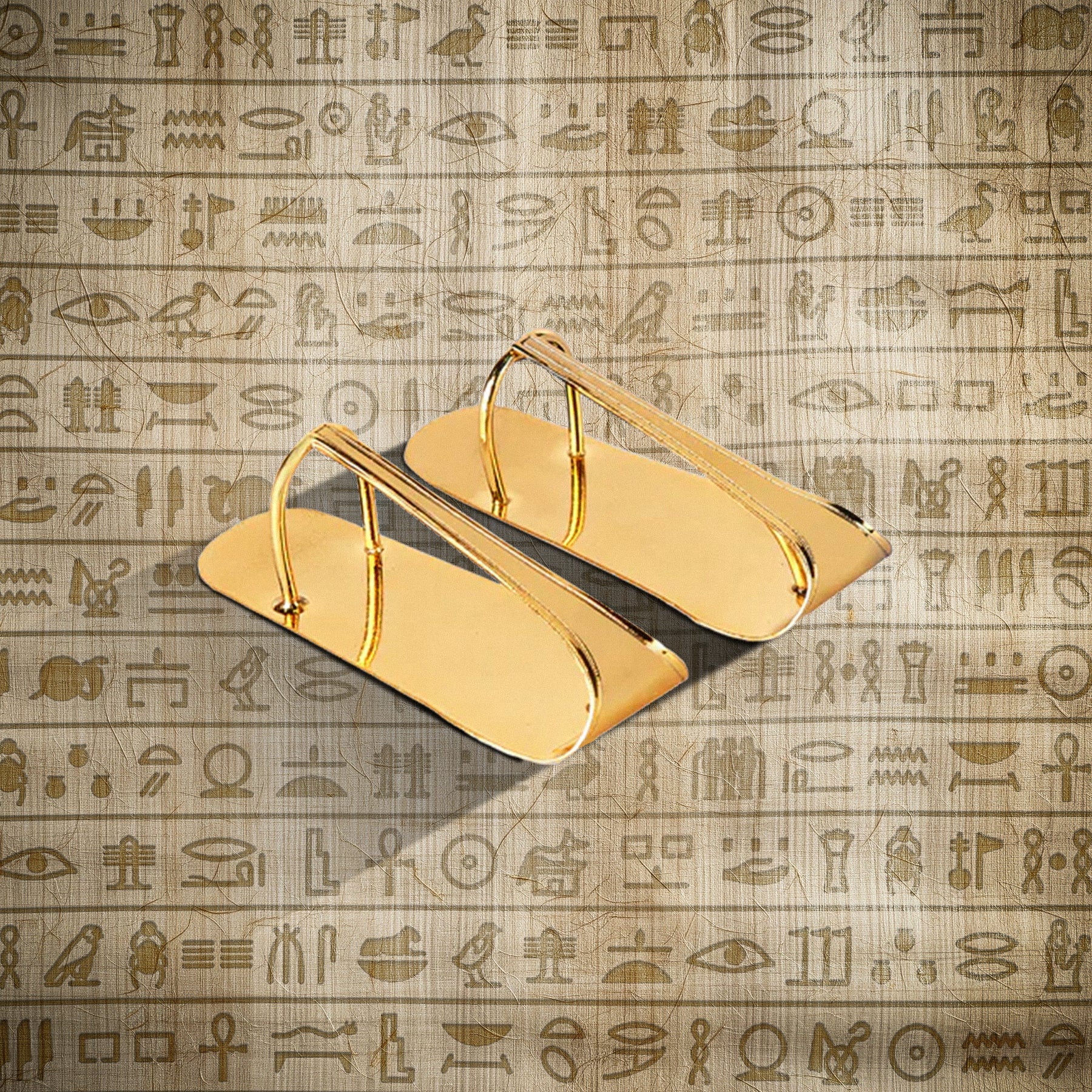 King Tut Golden Sandals