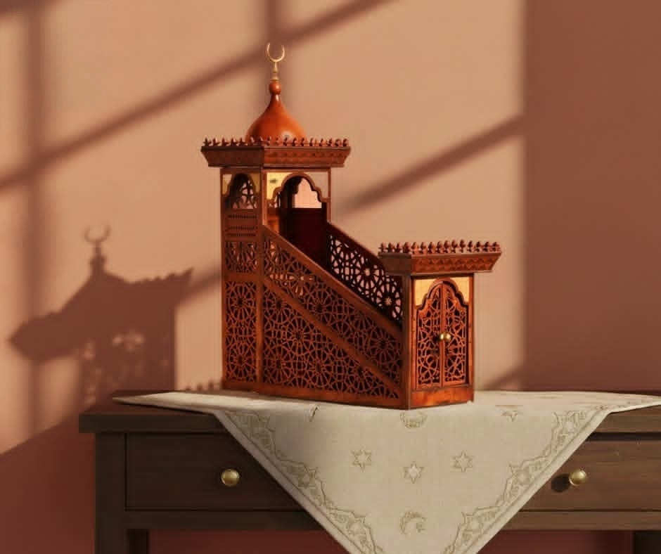 Wooden Minbar Pulpit Maquette