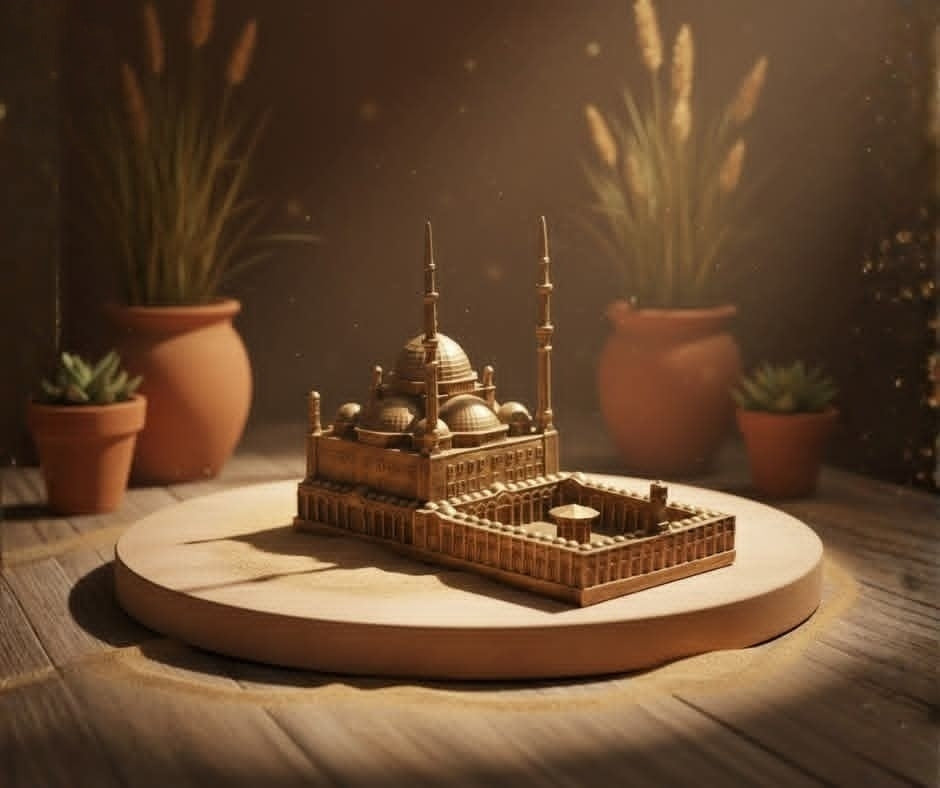 Maquette of Muhammad Ali Mosque