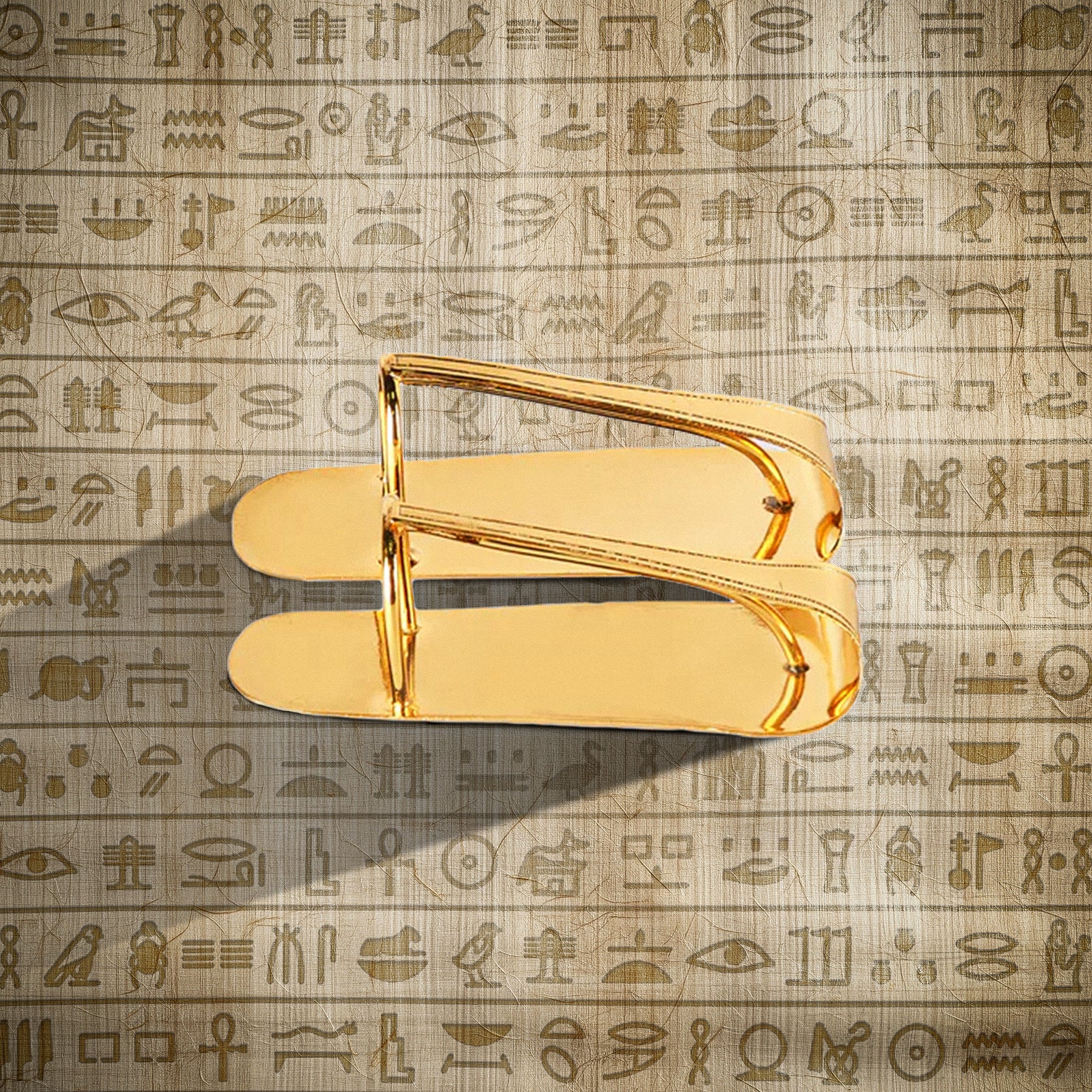 King Tut Golden Sandals